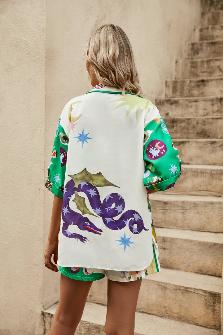 Coco - Conjunto dos piezas estampado