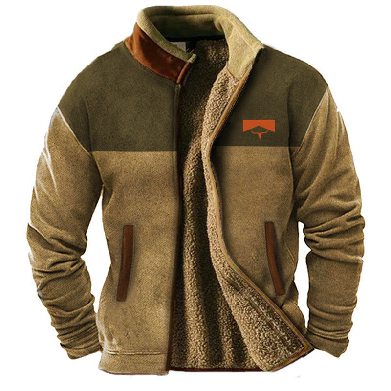 Mathéo - Chaqueta de forro polar casual para hombres