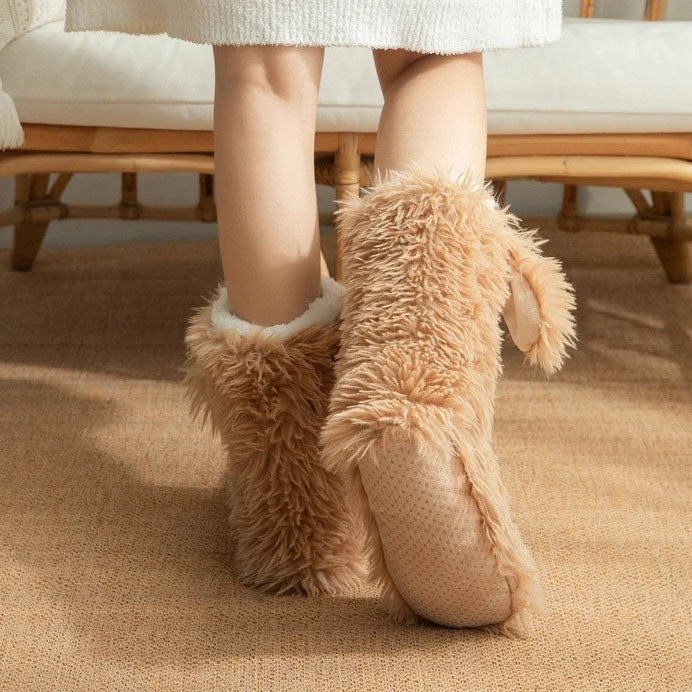 Calcetines de Suelo de Peluche CozyPaw