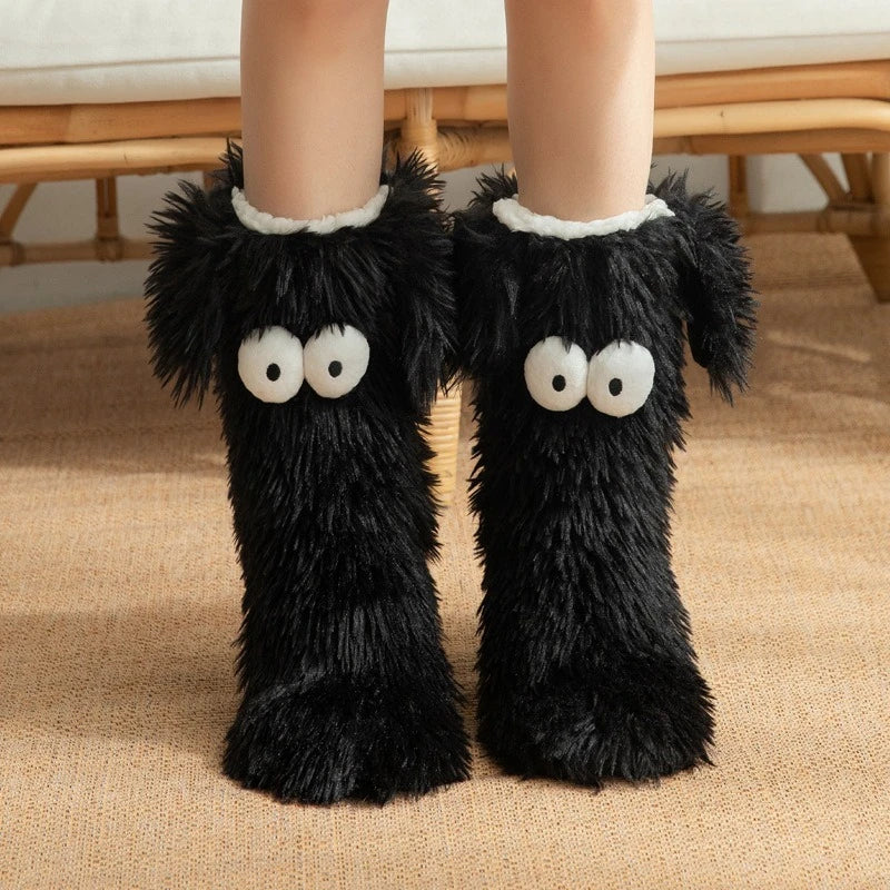 Calcetines de Suelo de Peluche CozyPaw