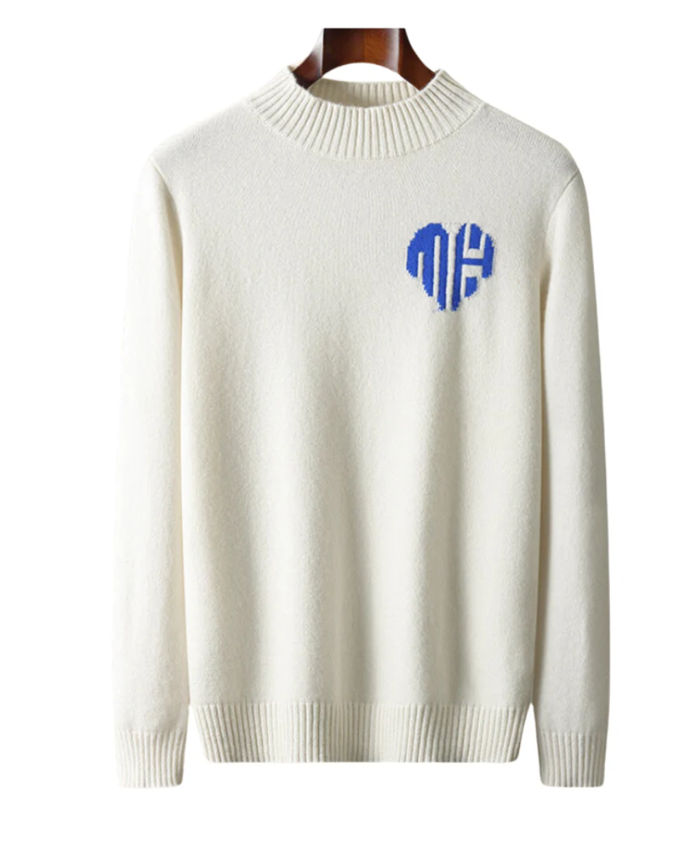 Jersey corazón de cachemira Bora Bora