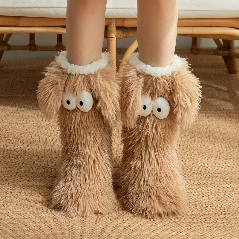 Calcetines de Suelo de Peluche CozyPaw