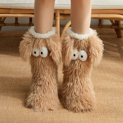 Calcetines de Suelo de Peluche CozyPaw