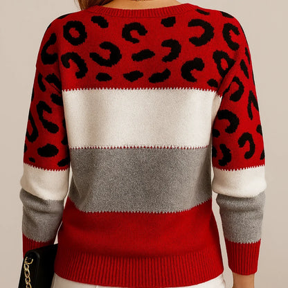 Pasca™ | Suéter de punto con diseño de leopardo