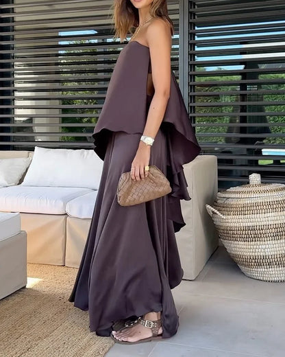 Alba | Conjunto de falda a capas