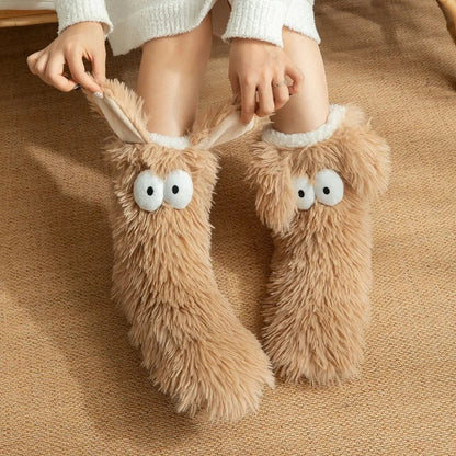 Calcetines de Suelo de Peluche CozyPaw