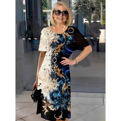 Yara - Vestido midi estampado