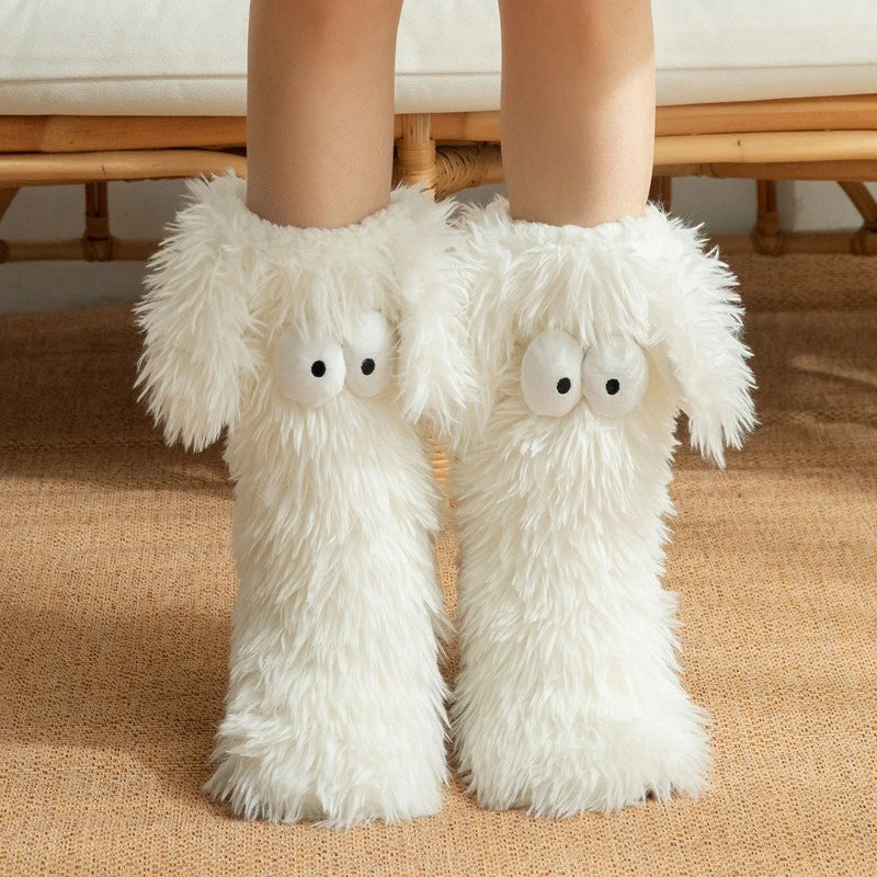 Calcetines de Suelo de Peluche CozyPaw