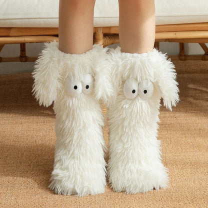Calcetines de Suelo de Peluche CozyPaw