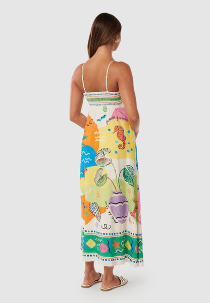 Adaia - Midi vestido estampado