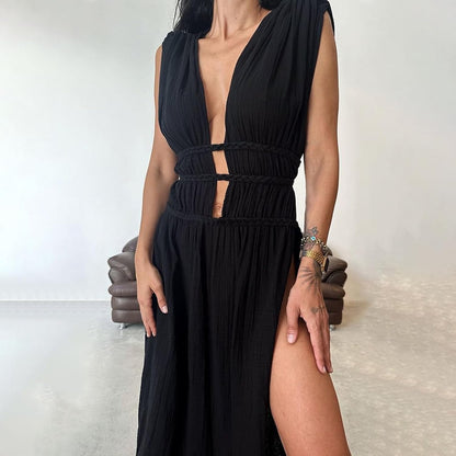 Afra - Vestido largo sin mangas