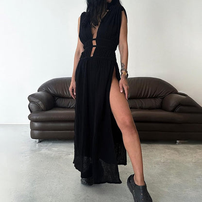 Afra - Vestido largo sin mangas