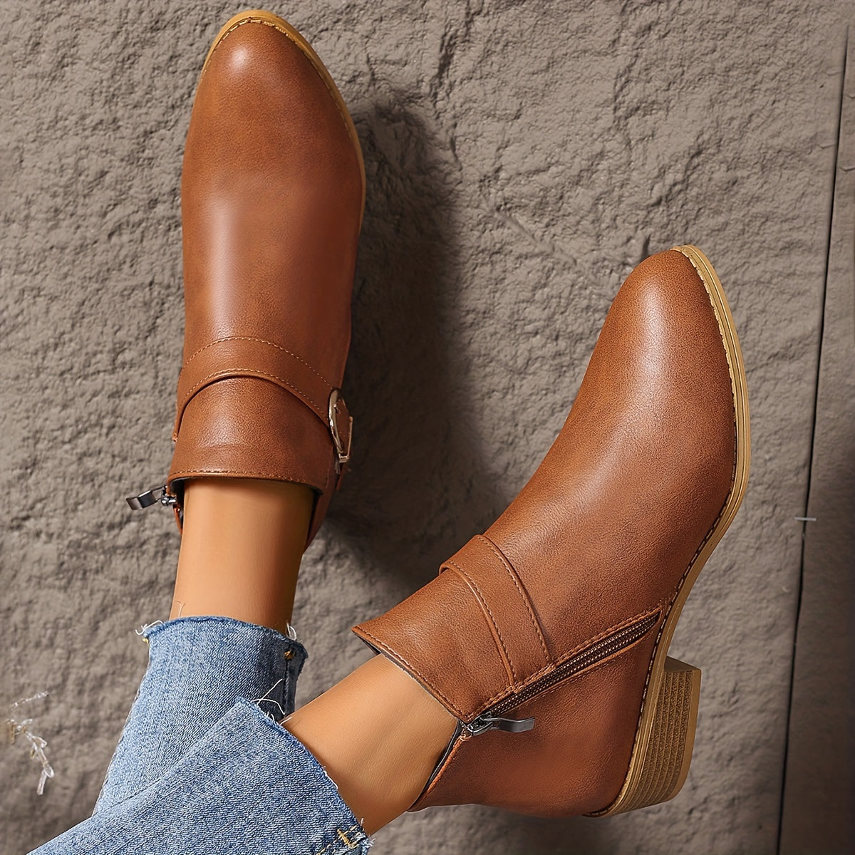 Amélina™ | Botines cómodos con hebilla para cuidar pies sensibles