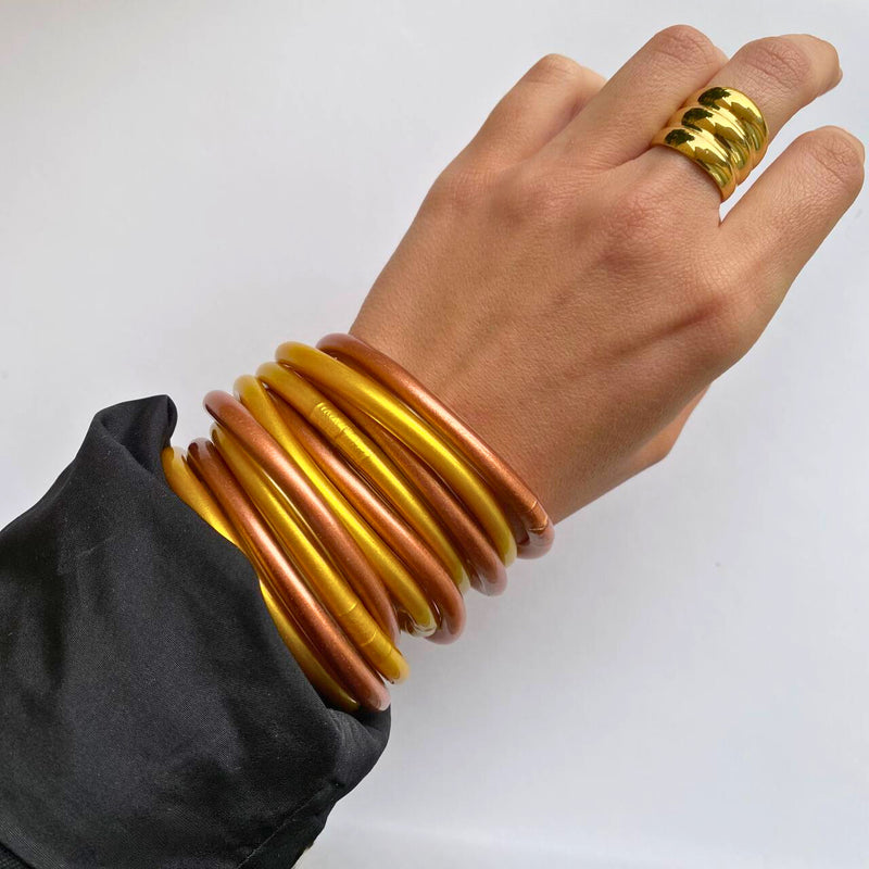 Pulsera de pan de oro