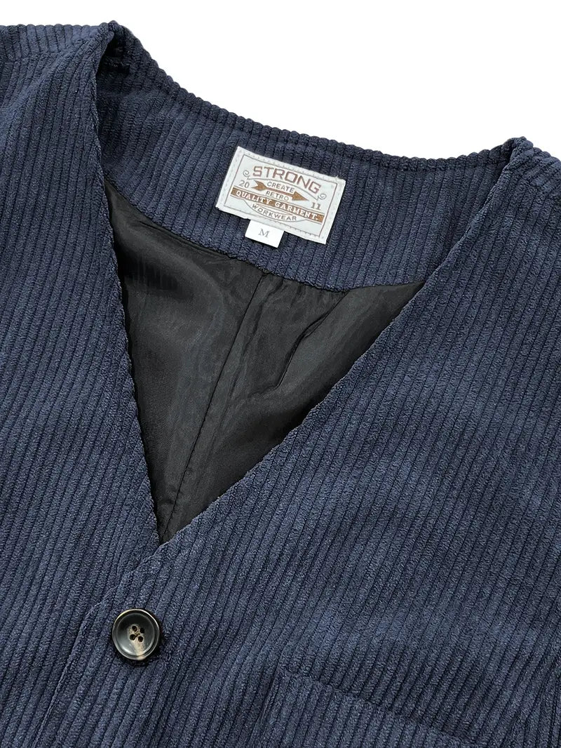 Verney™ | Chaleco de Pana Elegante