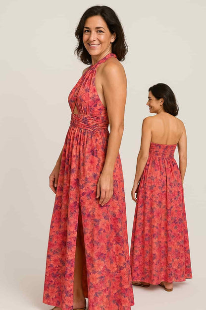 Maya - Vestido largo estampado