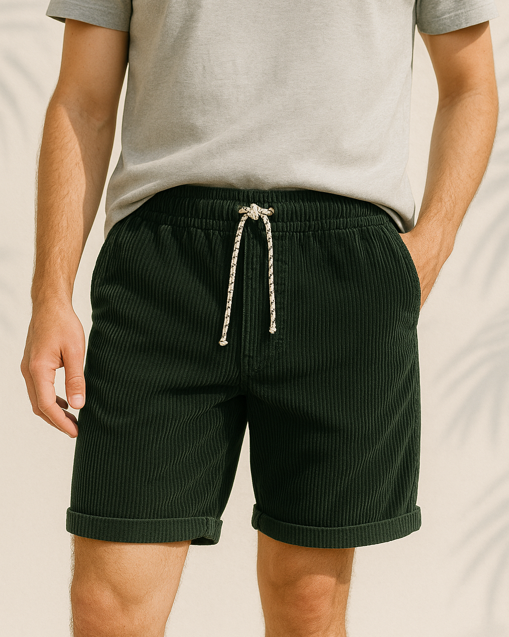 DAVID | Pantalón corto de pana