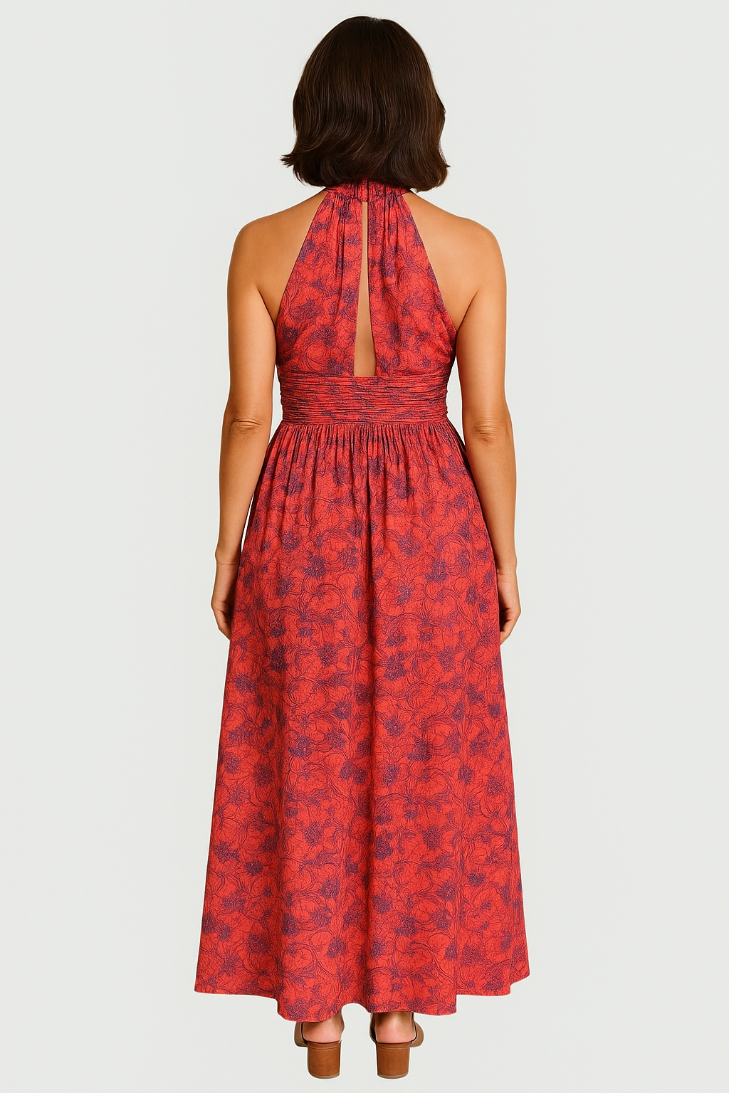 Maya - Vestido largo estampado