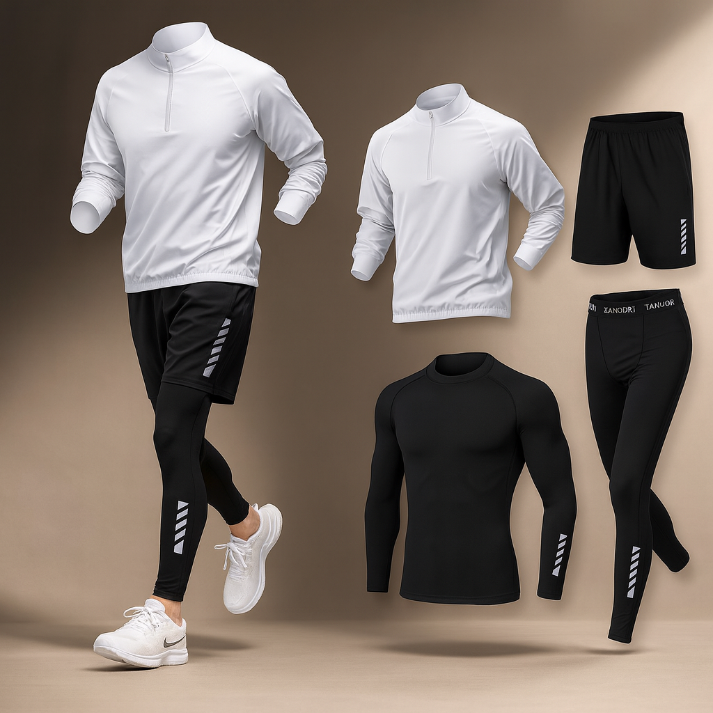 Jeorje - Set de 4 Piezas de Ropa Deportiva