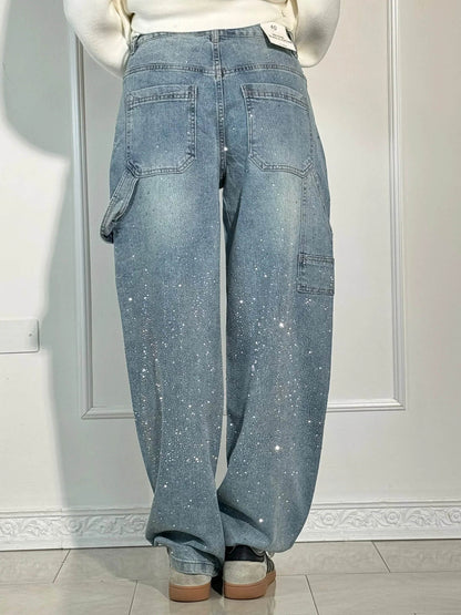 Pantalón vaquero glitter