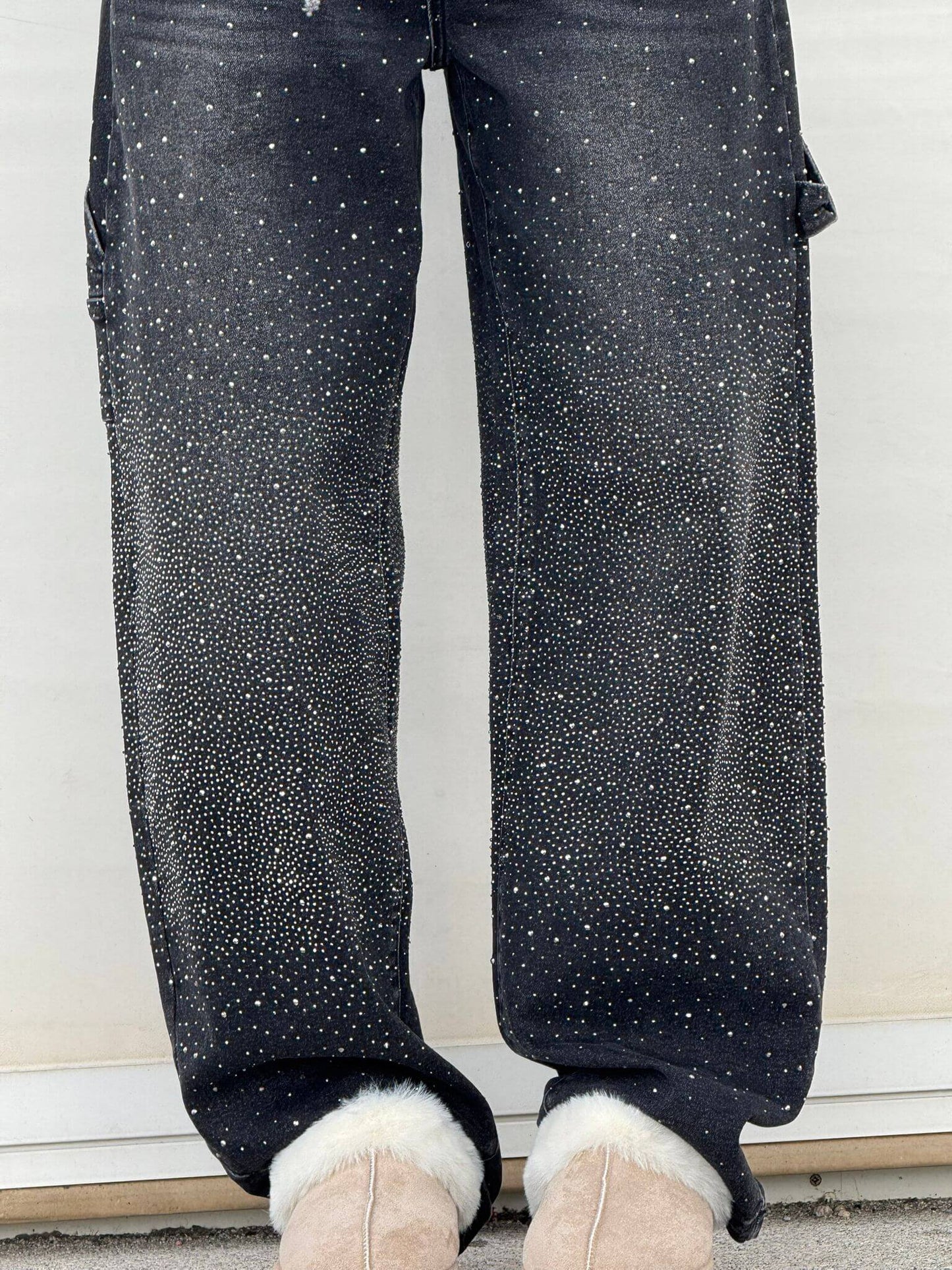 Pantalón vaquero glitter