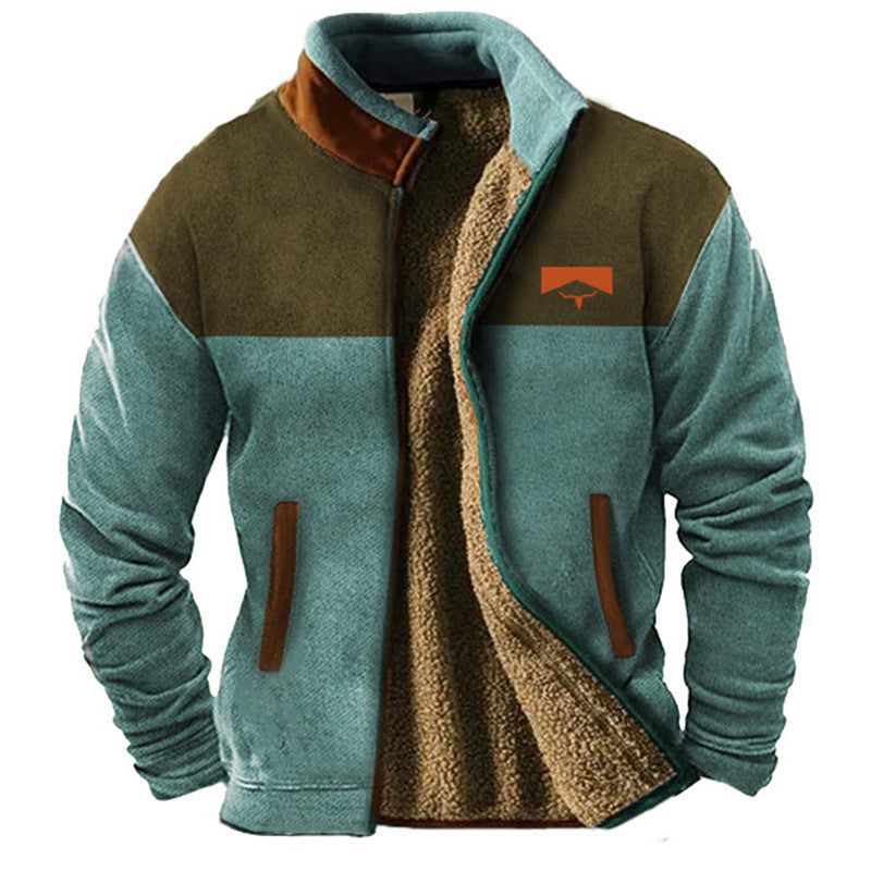 Mathéo - Chaqueta de forro polar casual para hombres