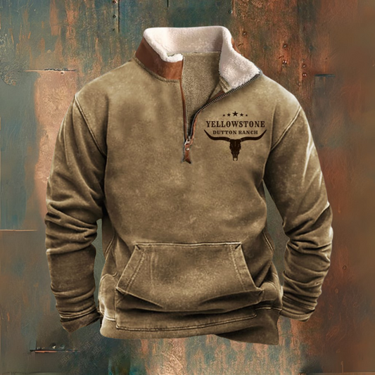 RODEO — Sudadera con media cremallera de otoño-invierno