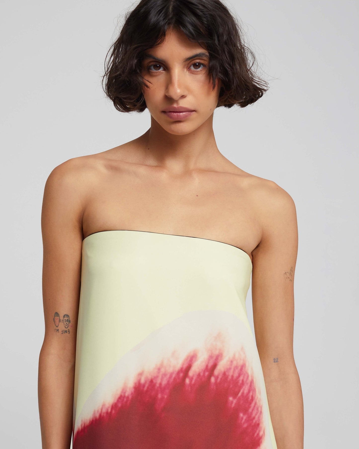 Nia - Vestido largo estampado