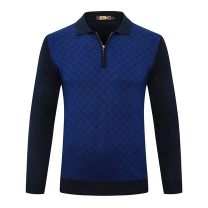 Michel | Suéter de Rayas Elástico y Cálido para Otoño e Invierno