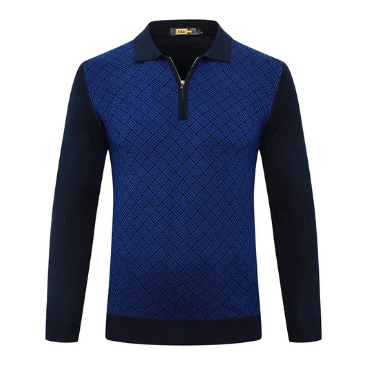 Michel | Suéter de Rayas Elástico y Cálido para Otoño e Invierno