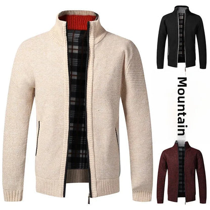 Suéter de Punto Grueso con Cuello Alto y Ajuste Slim - Confort Ideal para Otoño e Invierno, Disponibles en Tallas Grandes