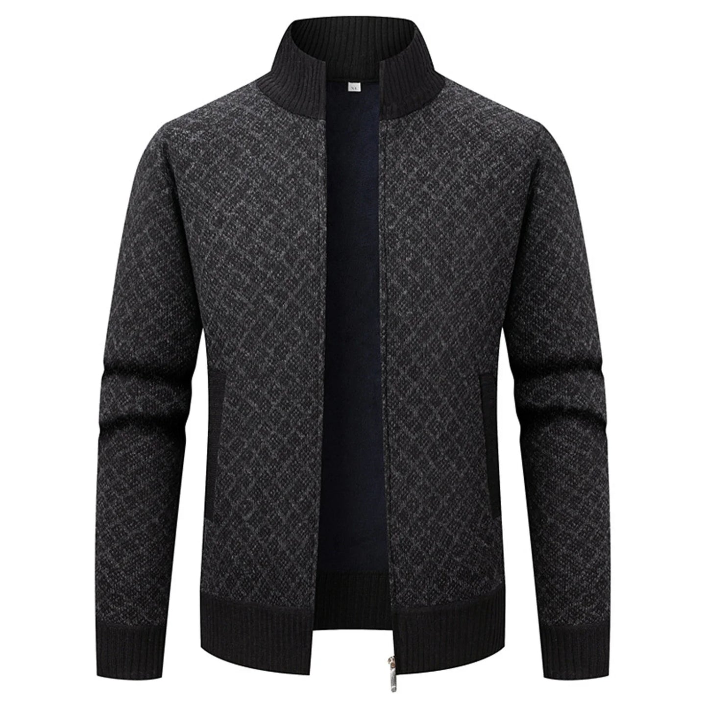 Chaqueta de Jean Casual con Cuello Alto y Corte Ajustado para Máximo Confort, Ideal para la Temporada.