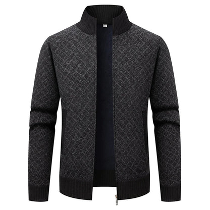 Chaqueta de Jean Casual con Cuello Alto y Corte Ajustado para Máximo Confort, Ideal para la Temporada.