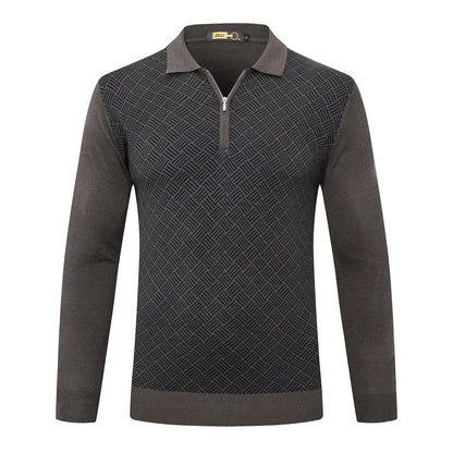 Michel | Suéter de Rayas Elástico y Cálido para Otoño e Invierno