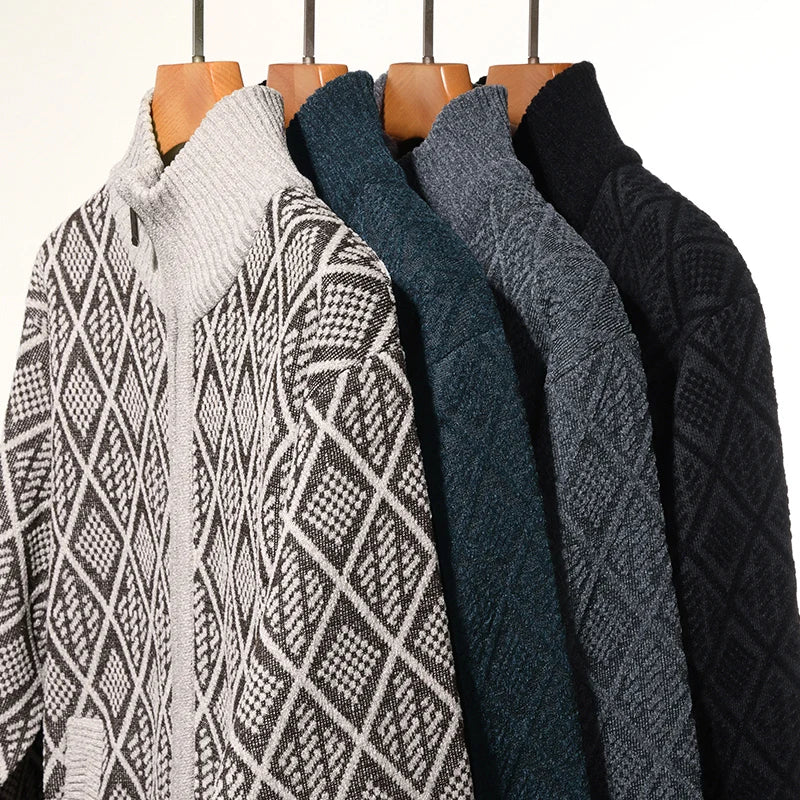 Louis | Terciopelo Denso con Cierre de Cremallera