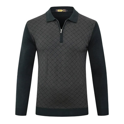 Michel | Suéter de Rayas Elástico y Cálido para Otoño e Invierno