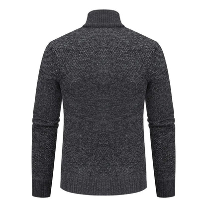 Julien: Abrigo de punto elegante para hombres, diseño slim y máxima comodidad.