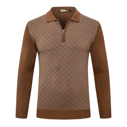 Michel | Suéter de Rayas Elástico y Cálido para Otoño e Invierno