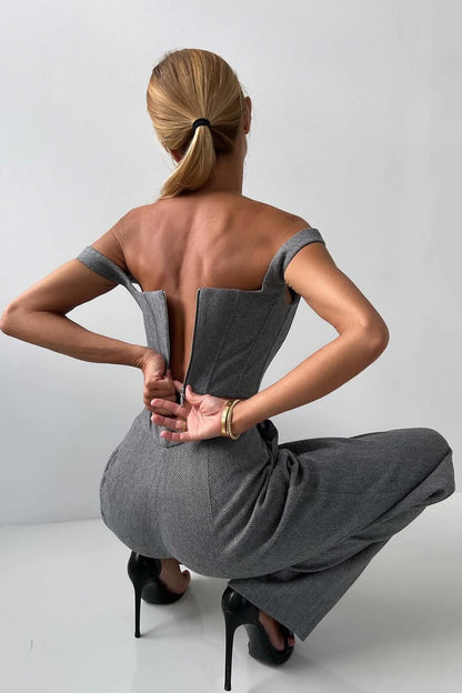 Dolce™ - Conjunto de tres piezas con blazer de doble botonadura