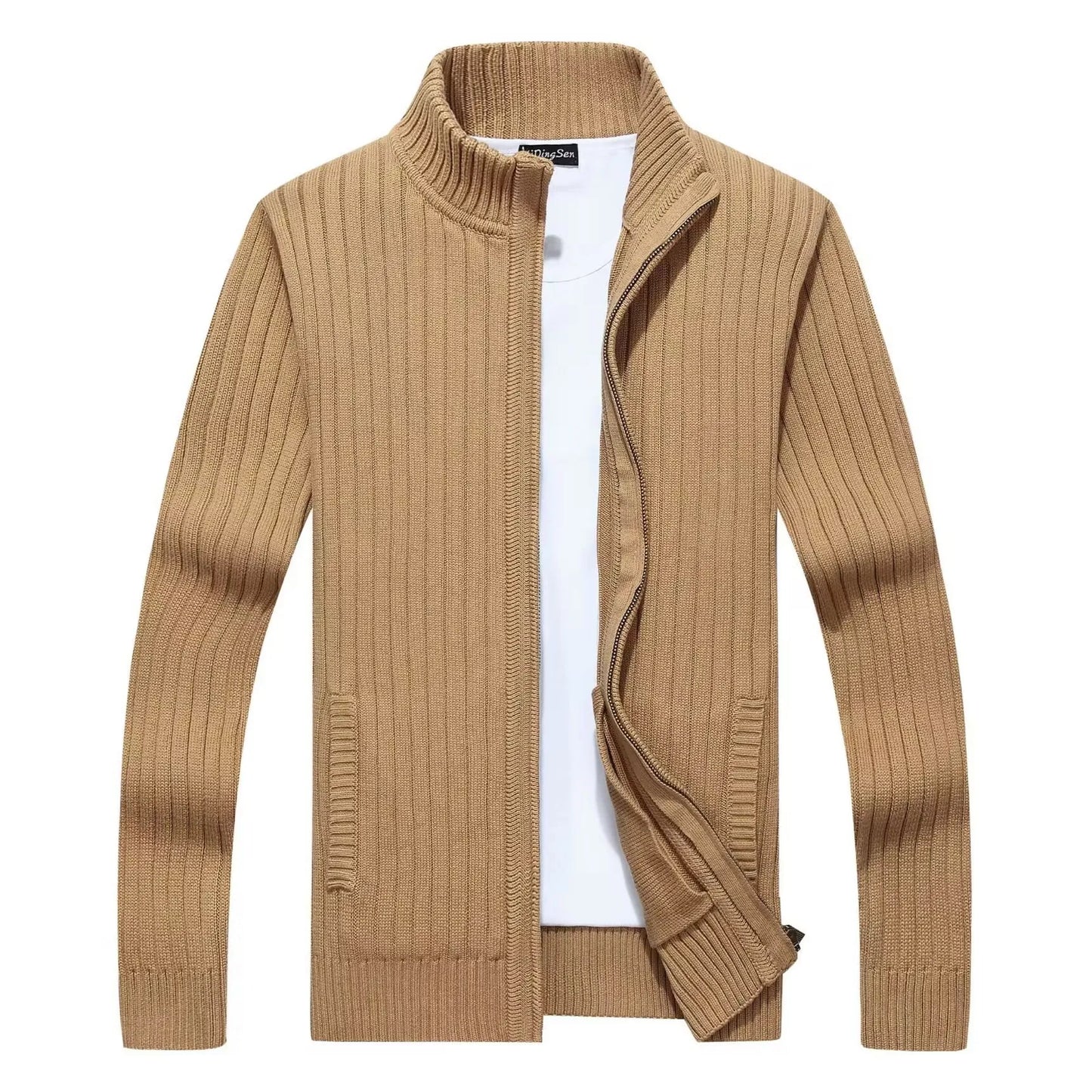 Chaqueta Acolchada con Cremallera para Hombre - Estilo y Comodidad Ideal para Primavera y Otoño