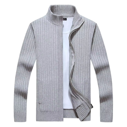 Chaqueta Acolchada con Cremallera para Hombre - Estilo y Comodidad Ideal para Primavera y Otoño