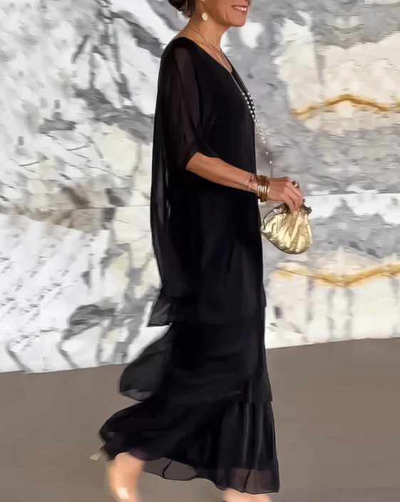 Florencia - Vestido largo con volantes