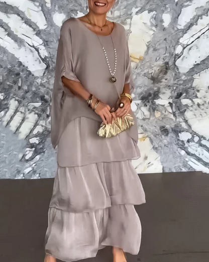 Florencia - Vestido largo con volantes