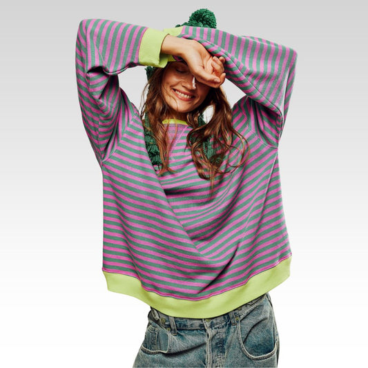 Mana | Suéter Oversize a Rayas