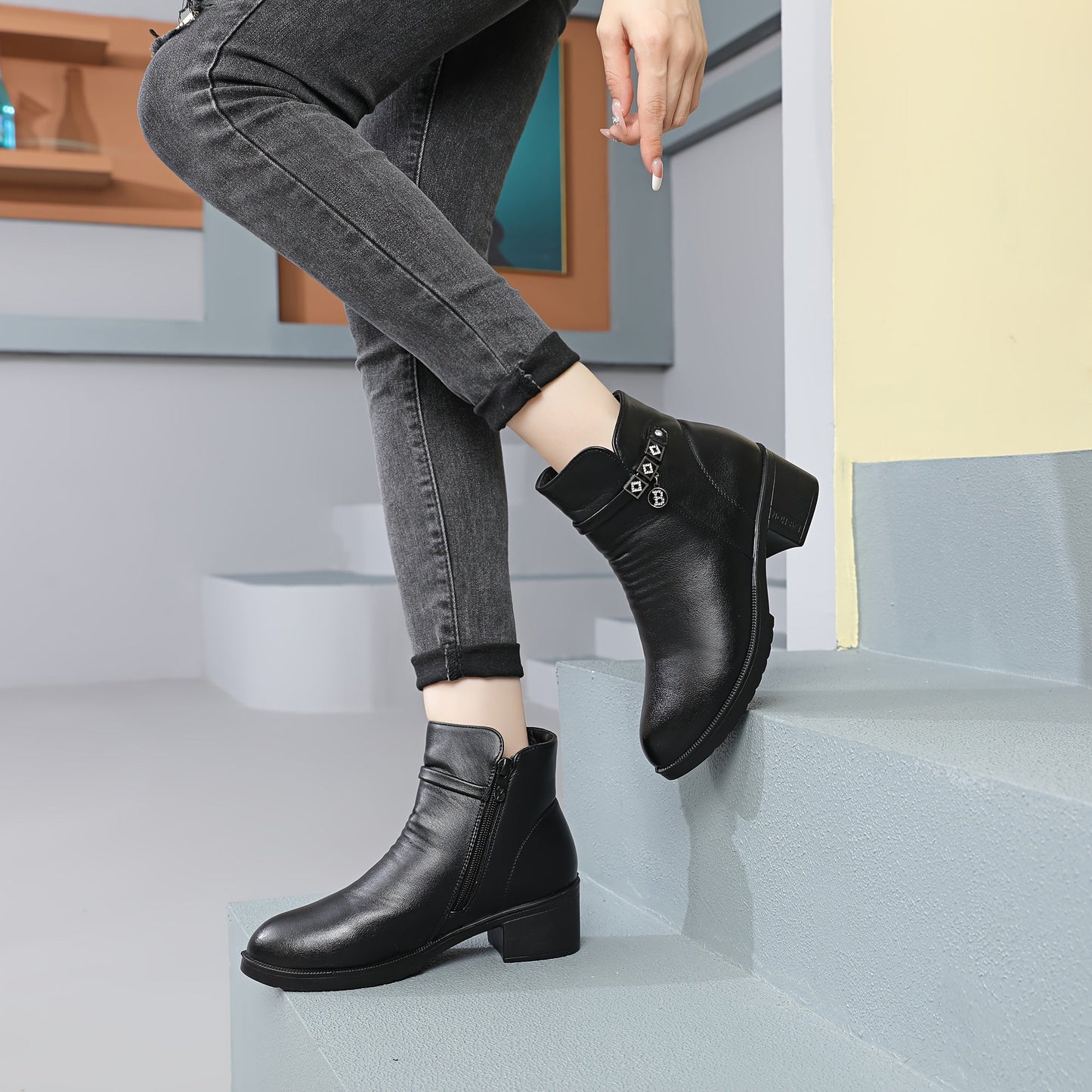 Noémie™ – Botines de Invierno Confortables
