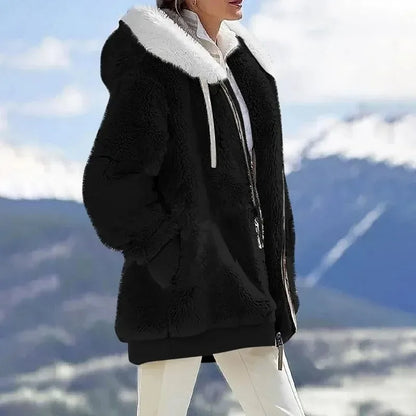 Margit™ | Chaqueta Polar de Invierno con Capucha