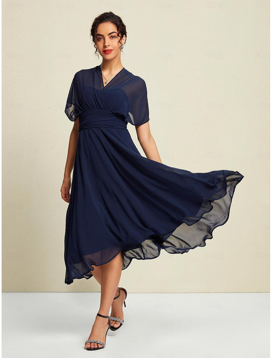 TAMARA - VESTIDO MIDI DE GASA