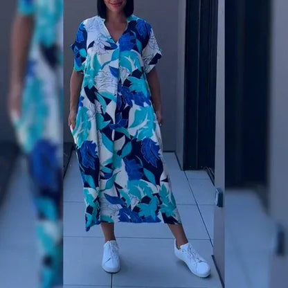 Marga - Vestido midi estampado