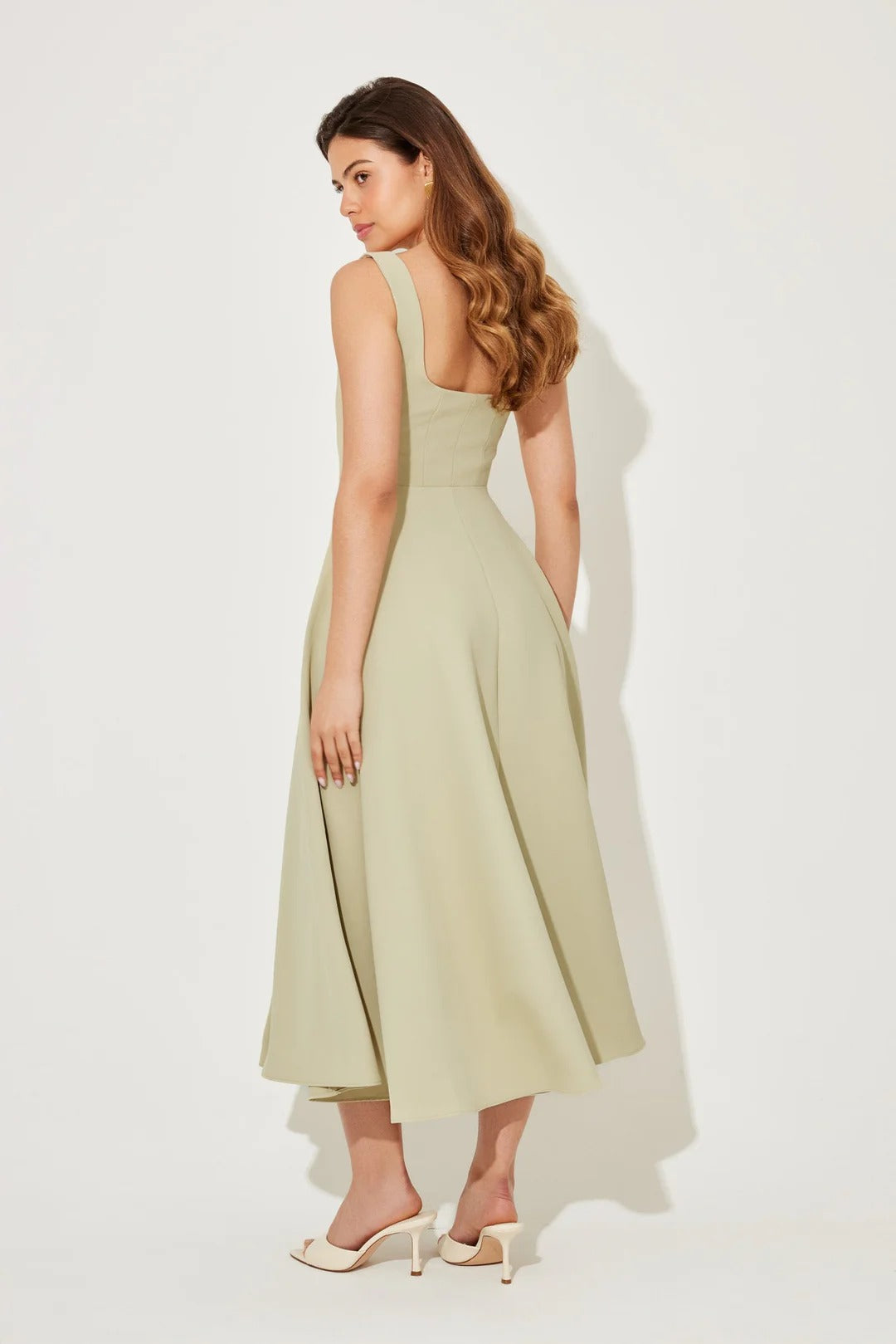 AMELIA - VESTIDO MIDI FLUIDO