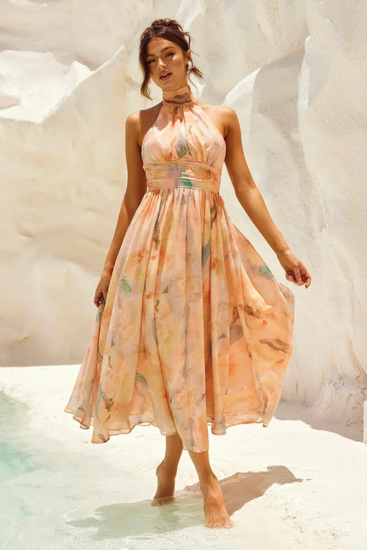 Sofía - Vestido midi estampado